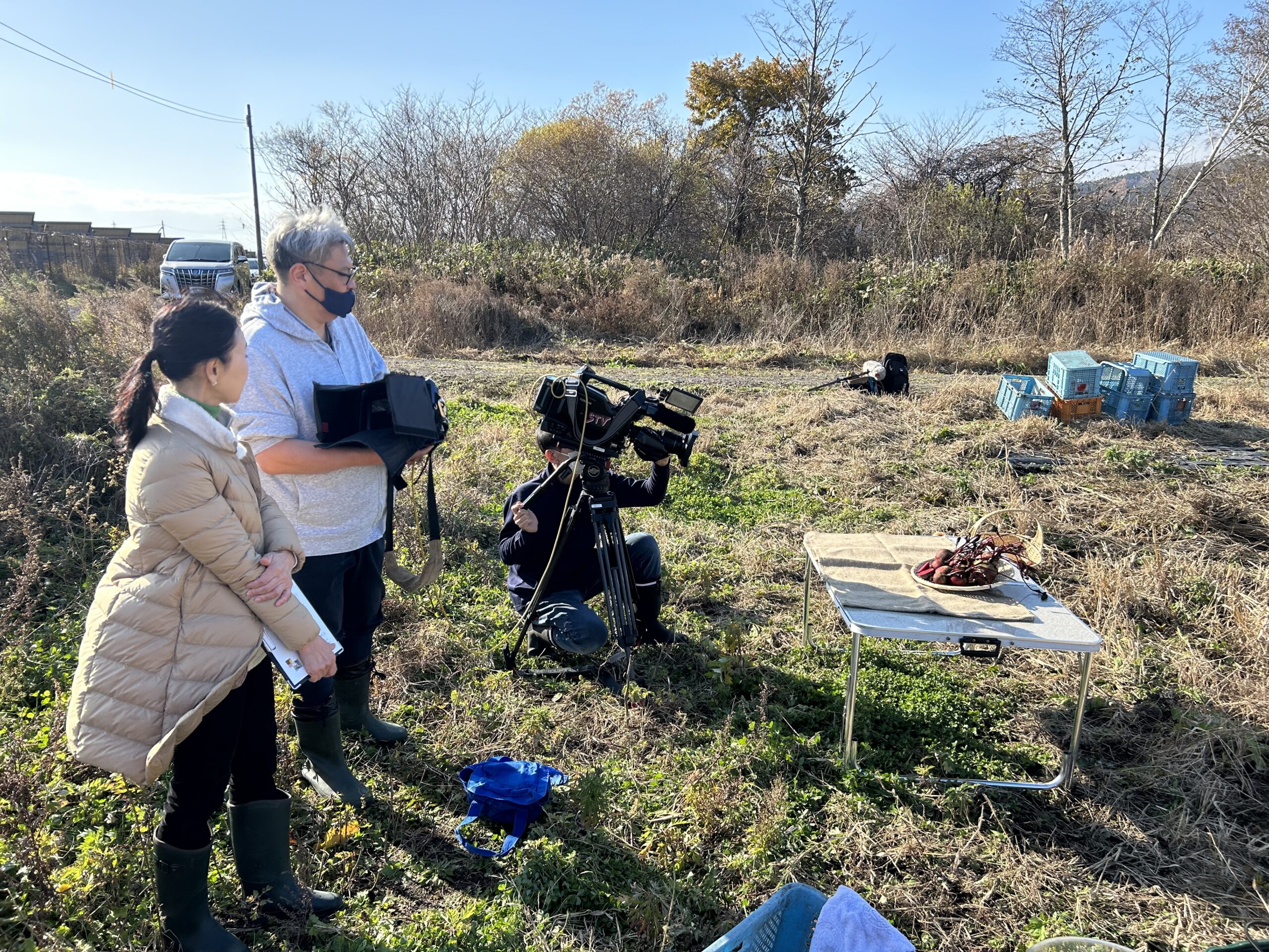 北海道STV局どさんこワイドさんに取材に来て頂きました♪